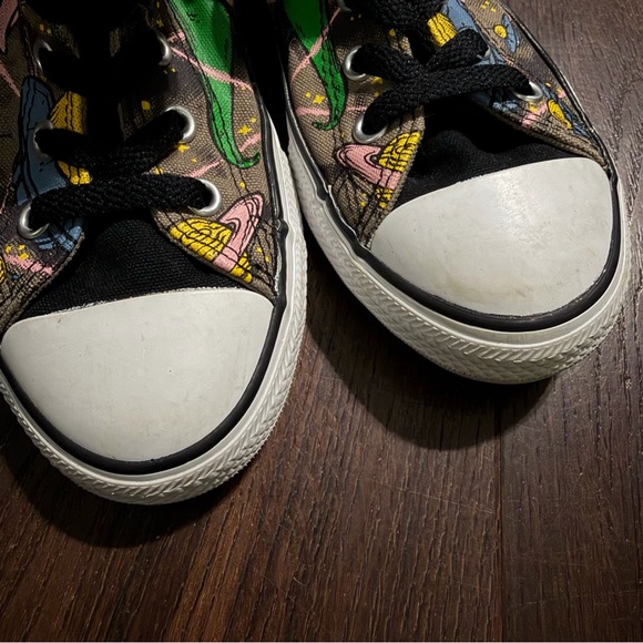 Converse Chuck Taylor All Star Dinoverse Dinosaur Hi Top Sneakers Kids Size 2 - Picture 10 of 10